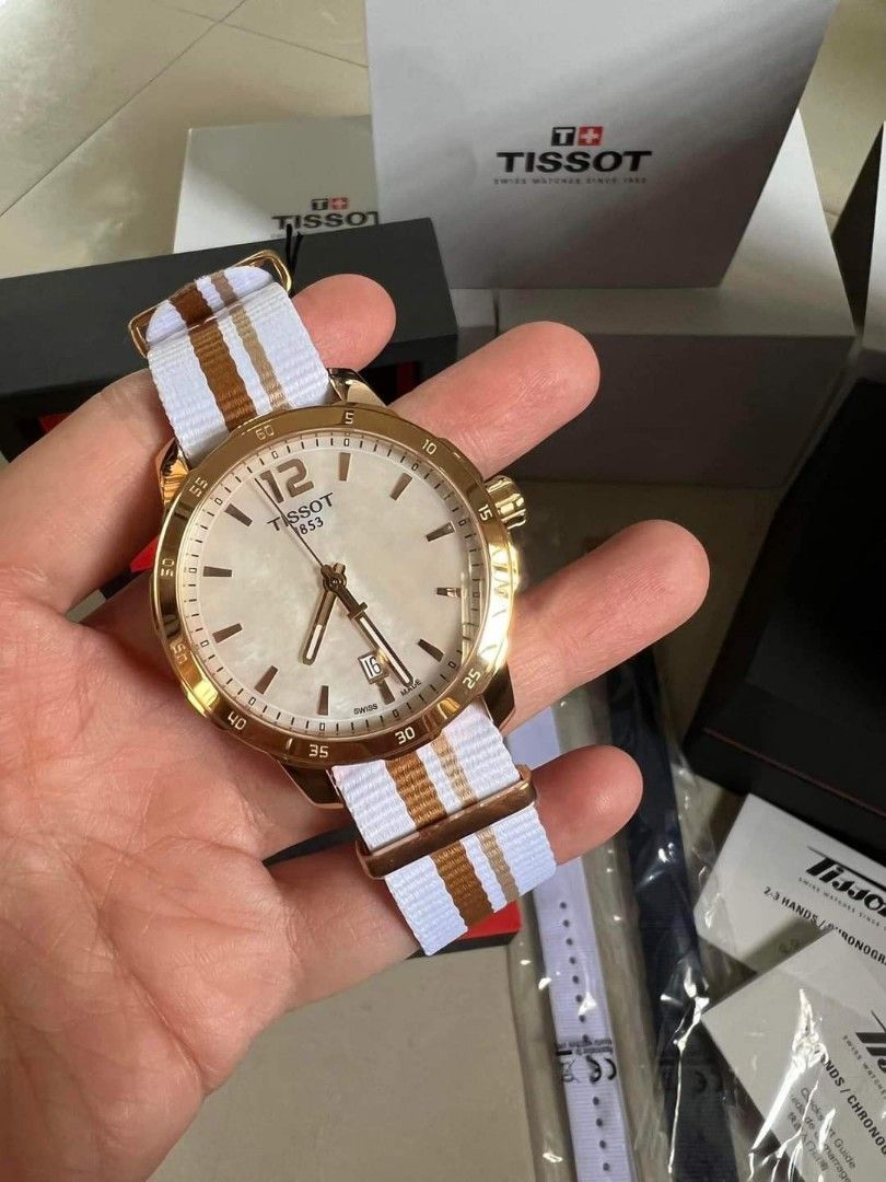 Tissot quickster mother of pearl online