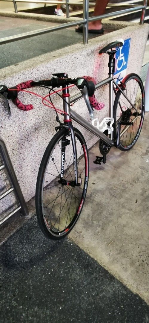 Titanium Road Bike with Chris King Headset and TRP Carbon Brakes