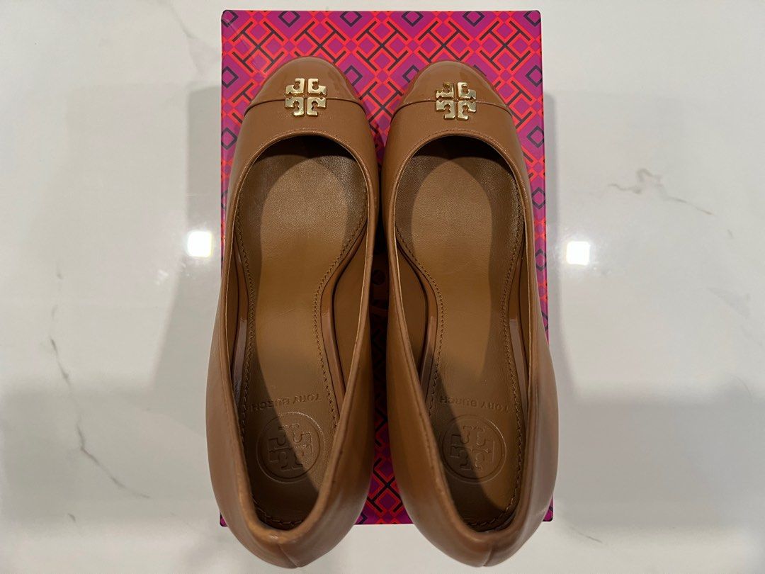 Tory burch Jolie 85MM Closed Toe Wedge Size 8 Shoes