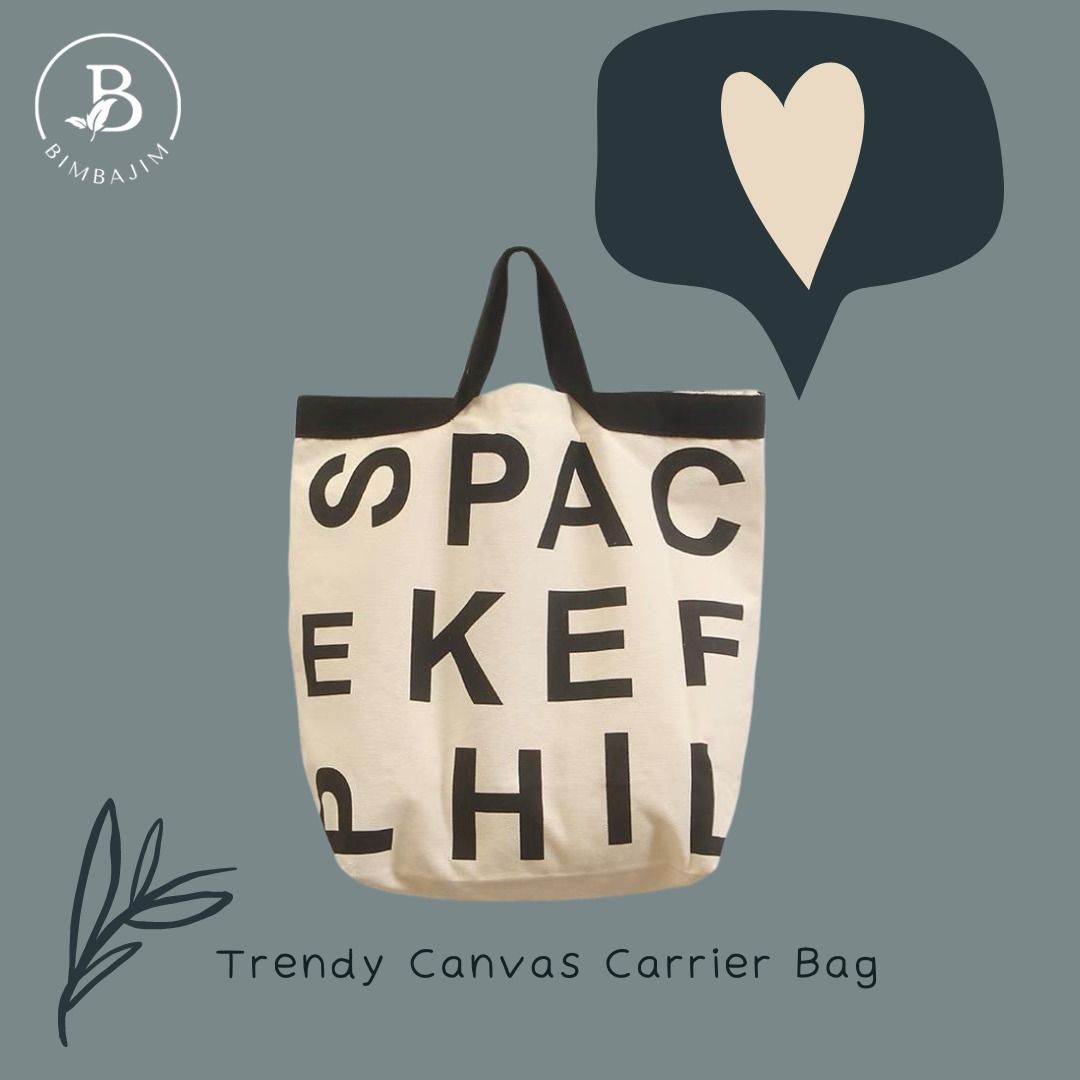 Trendy canvas sales bags