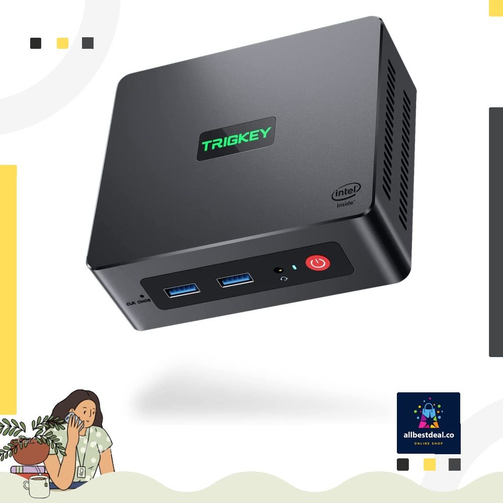 TRIGKEY Green G4 Mini 面映ゆかっ PC N100/16GB/500GB