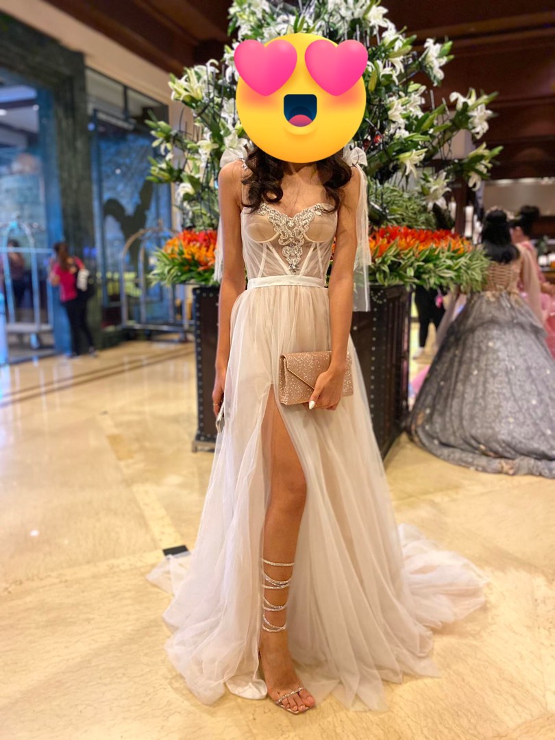TULLE GOWN PROM DRESS for rent Women s Fashion Dresses Sets Evening dresses gowns on Carousell