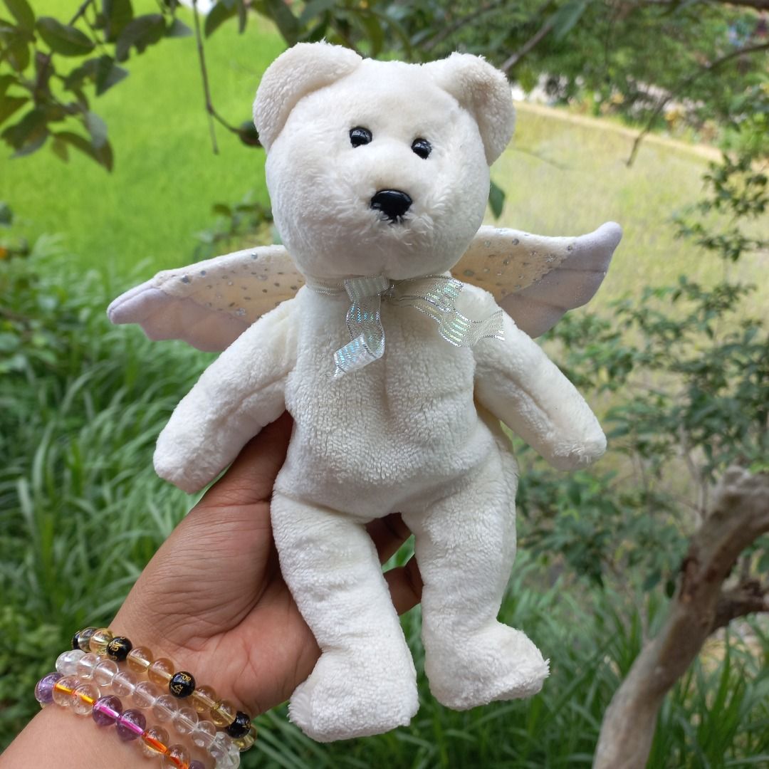 TY Beanie Baby Buddy Herald the Angel Bear Hobbies Toys Toys