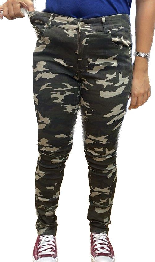Camouflage jeggings discount plus size