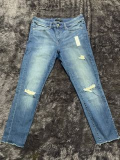 Uniqlo Woman Denim Jeans Blue Basic - Celana Wanita Uniqlo Denim Basic
