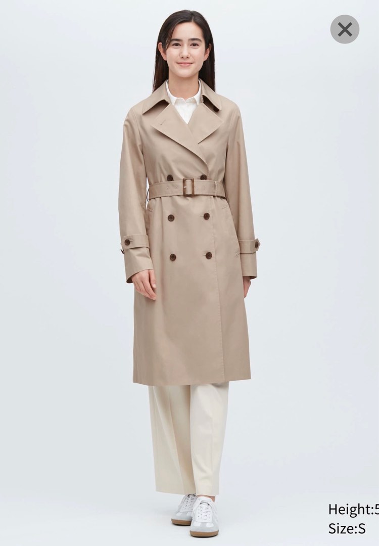 UNIQLO Woman Oversized Trench Coat Women s Fashion Coats