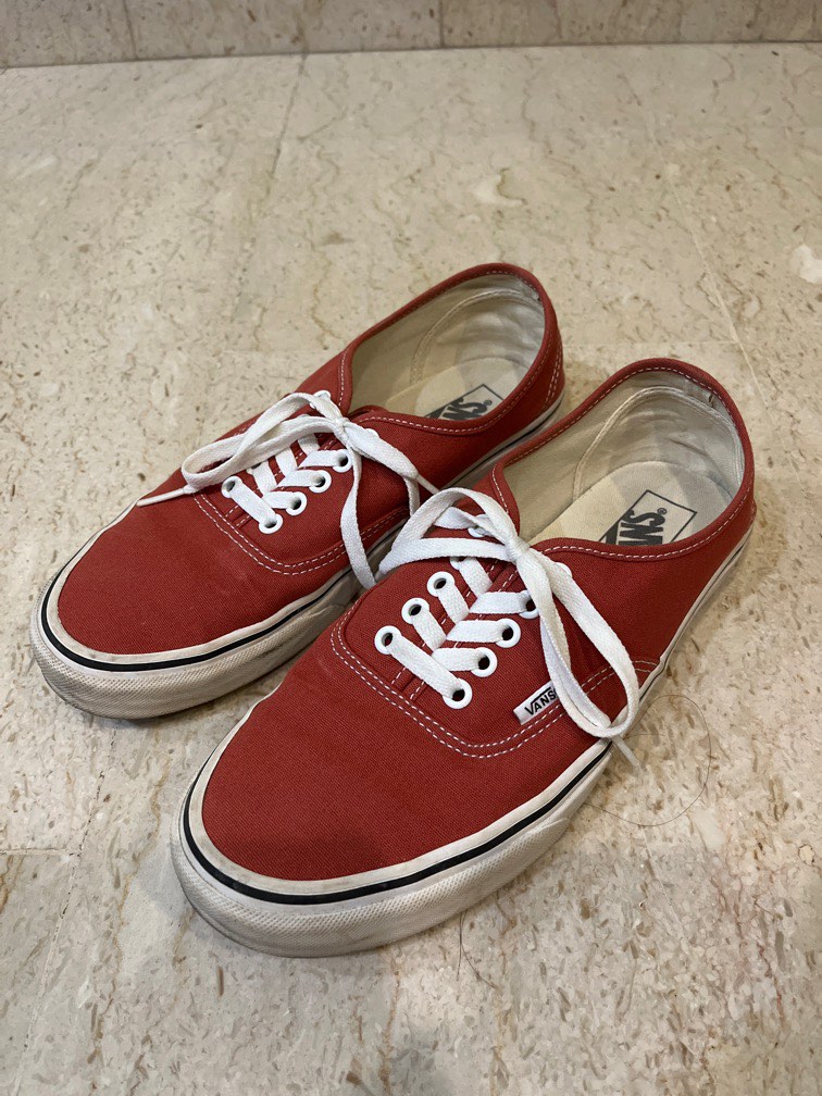 Ochre color shop vans
