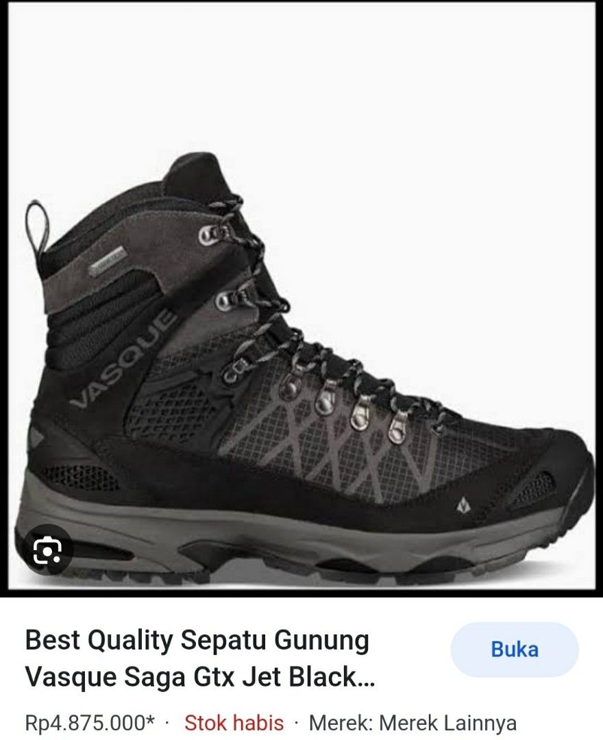 Vasque Saga GTX Hiking Boots Not sepatu Gunung Mammut La Sportiva