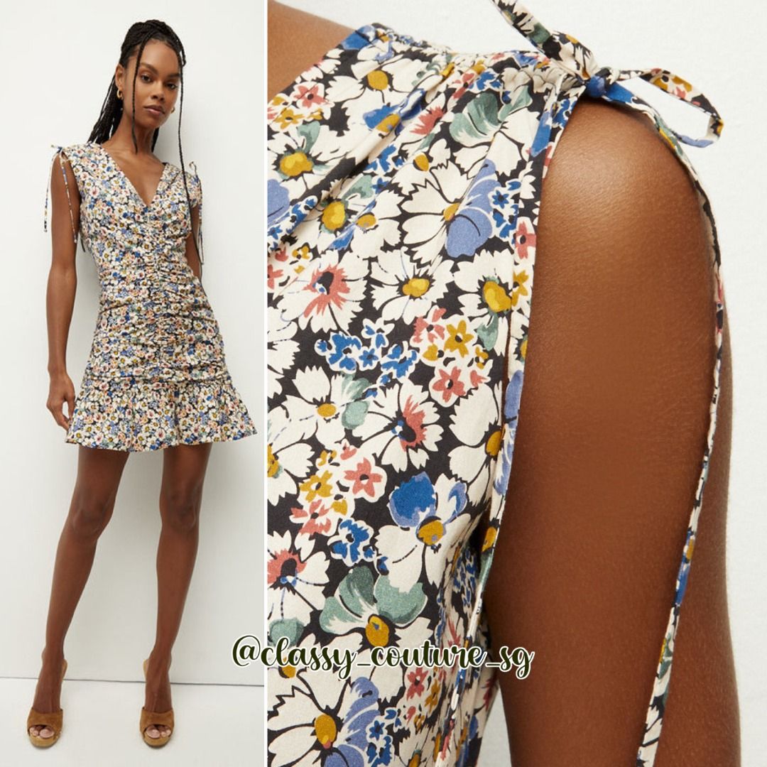 Veronica beard floral dress cheap