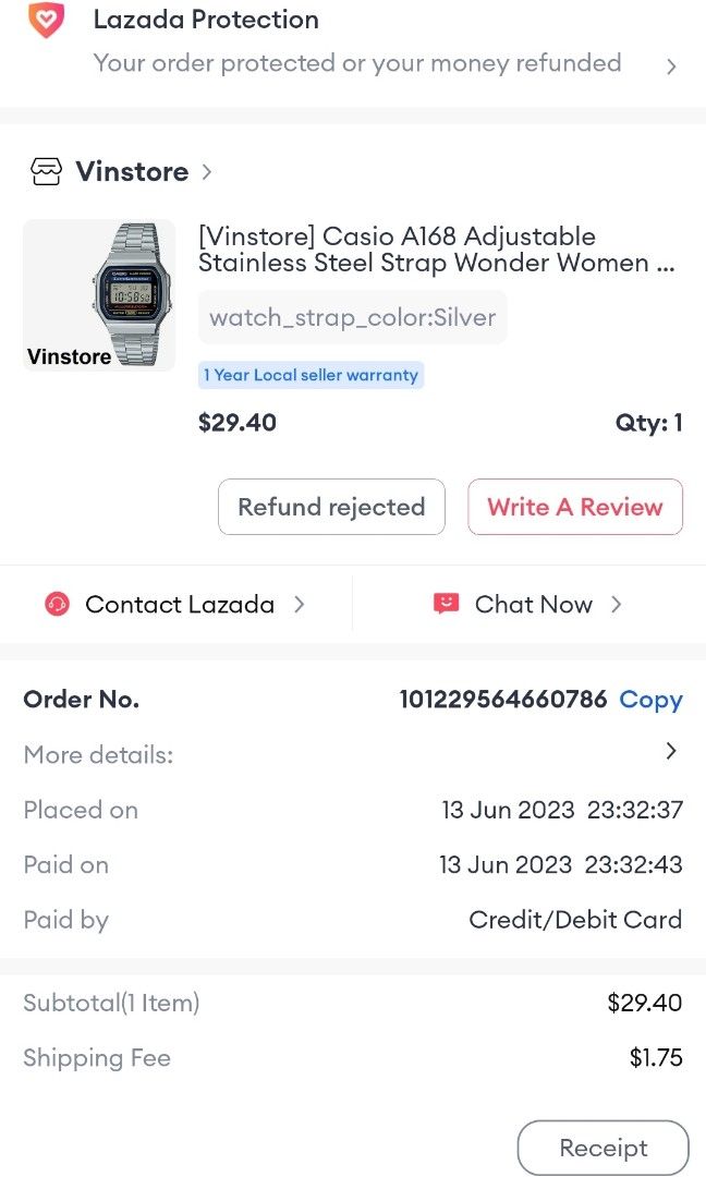 Casio lazada sales