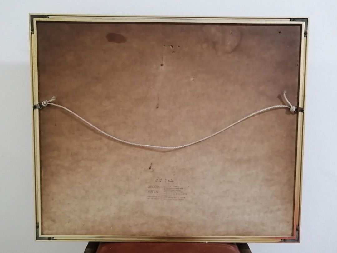 Vintage Framed Print of Chinatown 1980s, Furniture & Home Living, Home