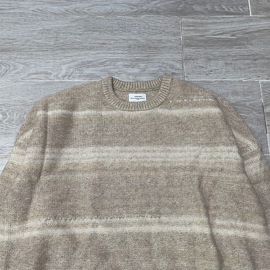 VISVIM1 AMPLUS KNIT L/S GRADIENT 日本の職人技 メンズ | lah.sa