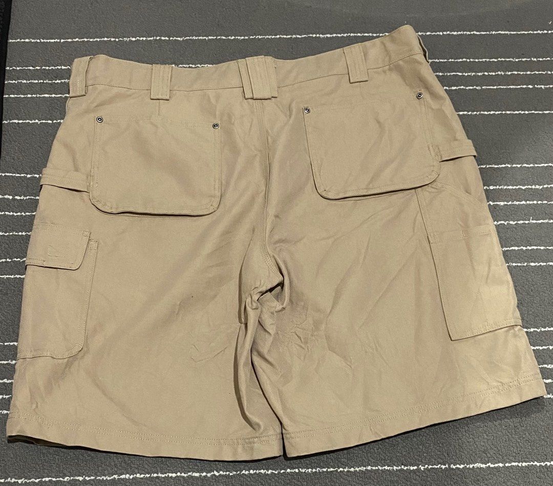 W42 46 Duluth Trading Ruck Carpenter Cargo Shorts Beige Men s