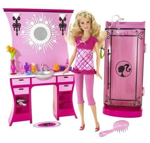 Barbie bathroom sales sets