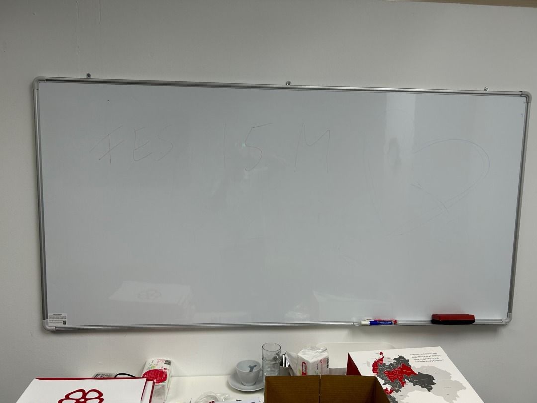 White Board with Markers (red and black) and tons of Furniture