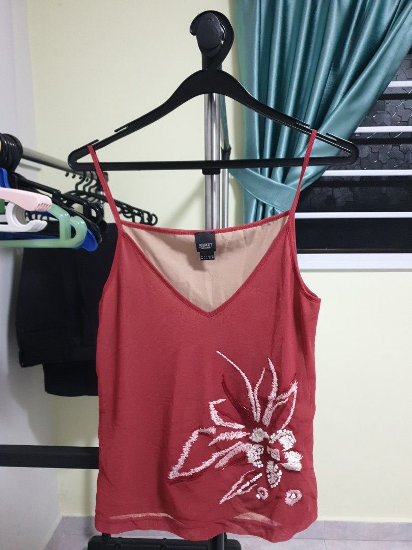 Red top women's clothing on sale