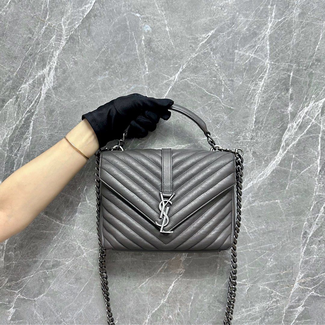 YSL College Bag Medium, Luxury, Bags & Wallets on Carousell