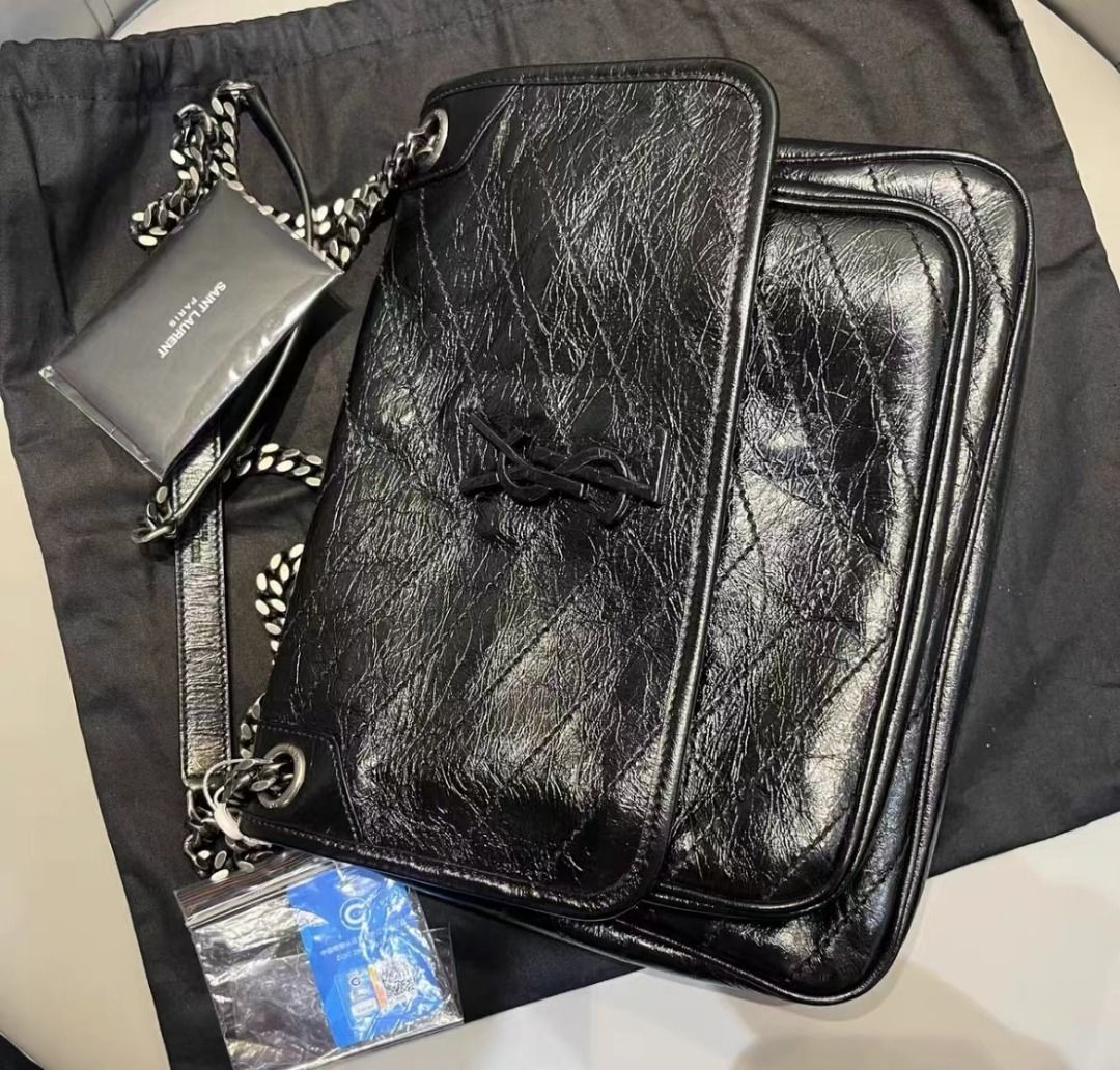 YSL Niki metallic, Luxury, Bags & Wallets on Carousell