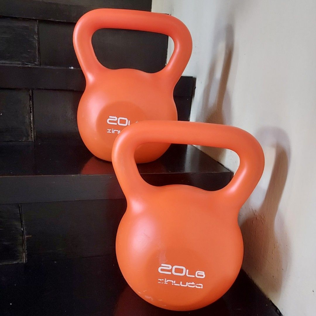 2 x 9kg Kettlebell Sports Equipment Exercise Fitness Weights