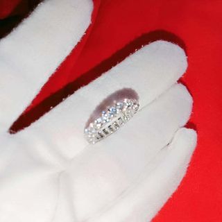 2ct round cut VVS1/D Diamond
Engagement Ring Fully Eternity
14k white gold