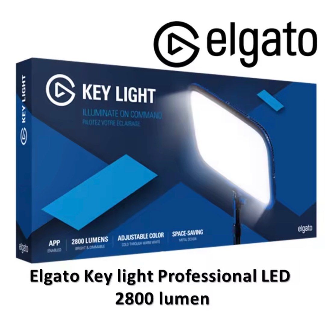 Elgato key light Corsair streaming, Photography, Photography Accessories,  Lighting  Studio Equipment on Carousell