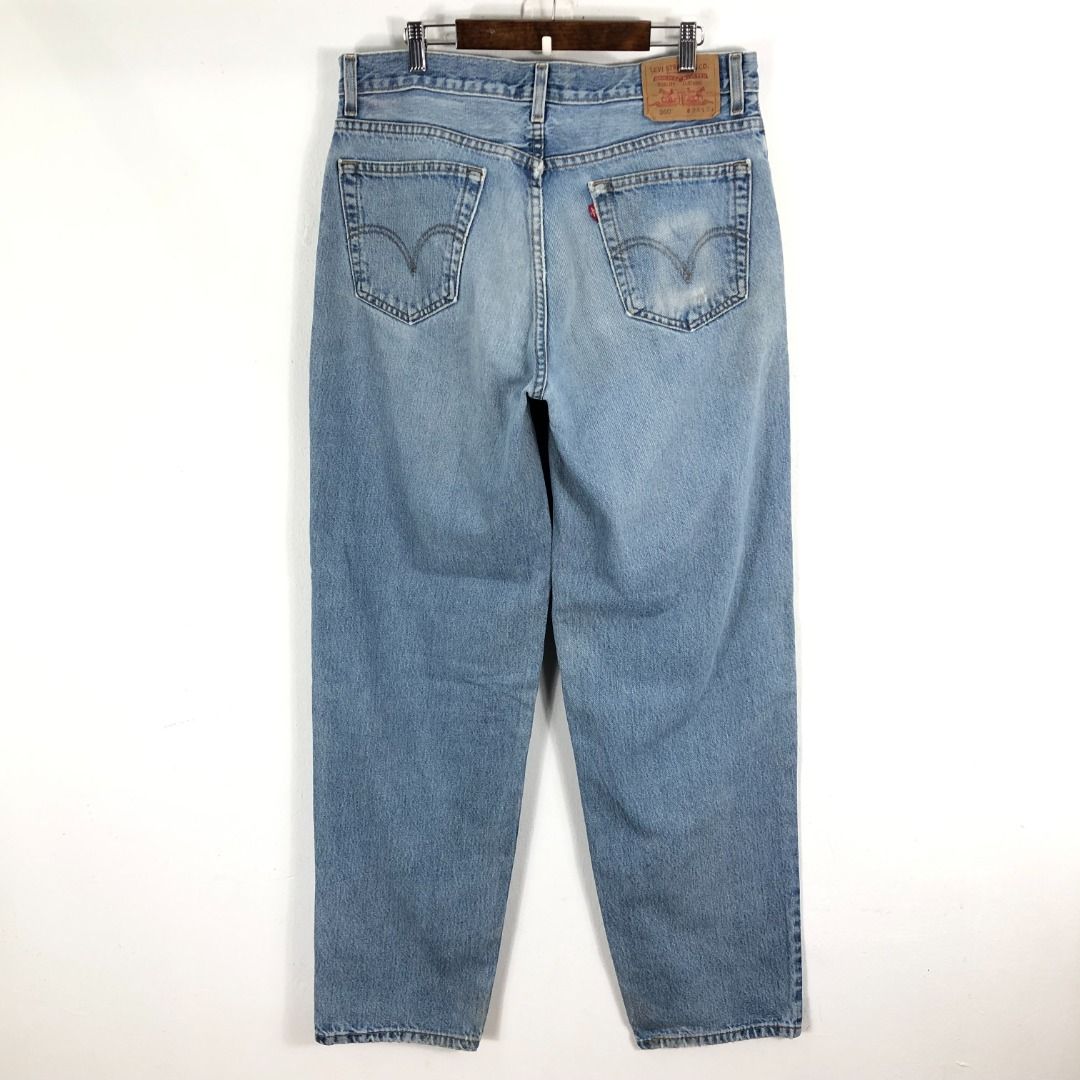 35 x 33.5 Distressed Vintage Levi 560 Jeans L1555 Men s Fashion Bottoms Jeans on Carousell