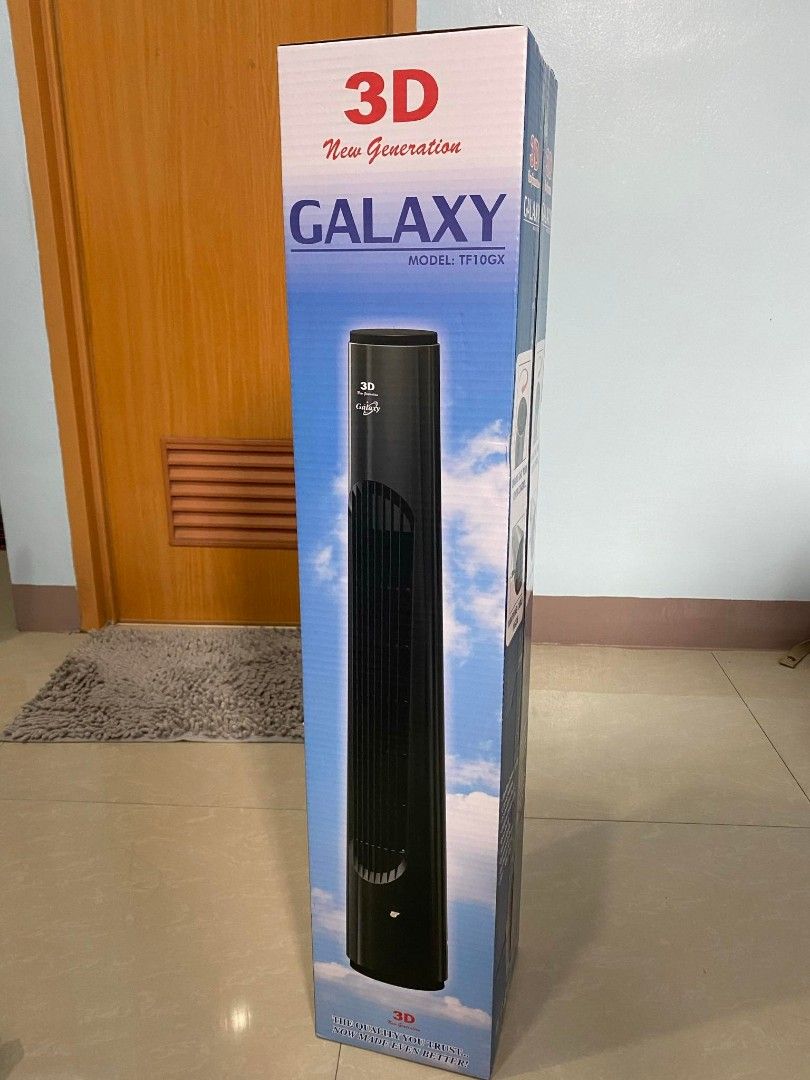 3D Galaxy Tower Fan (TF 10GX), Furniture & Home Living, Lighting & Fans, Fans on Carousell