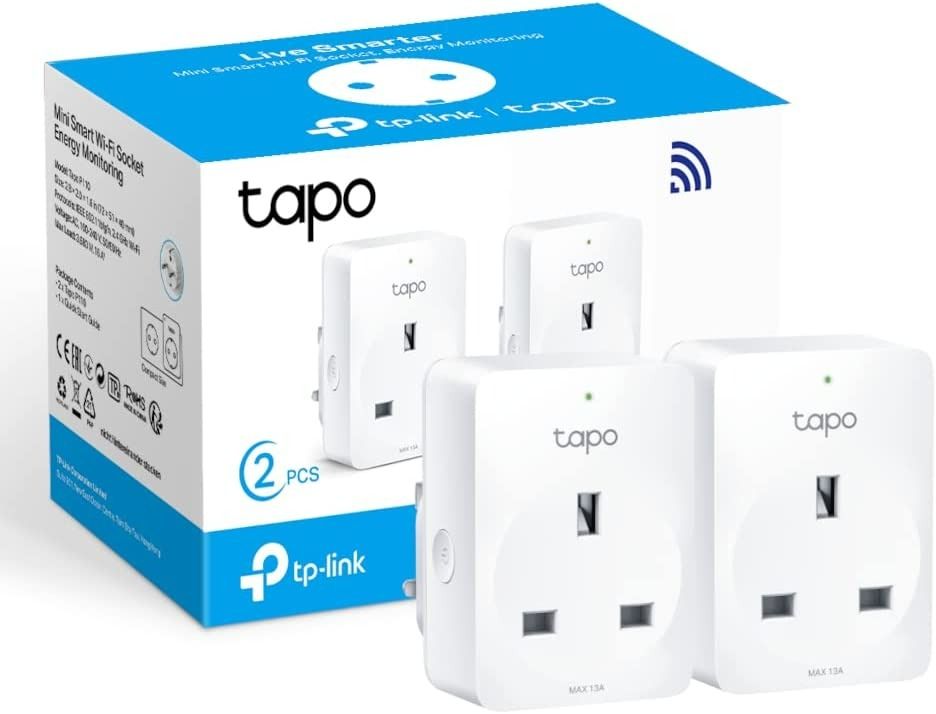 TP-Link Tapo P100 plug connected with WiFi Compatible with Alexa