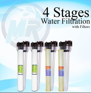 4 Stages Water Filtration (ALL CLEARHOUSING)