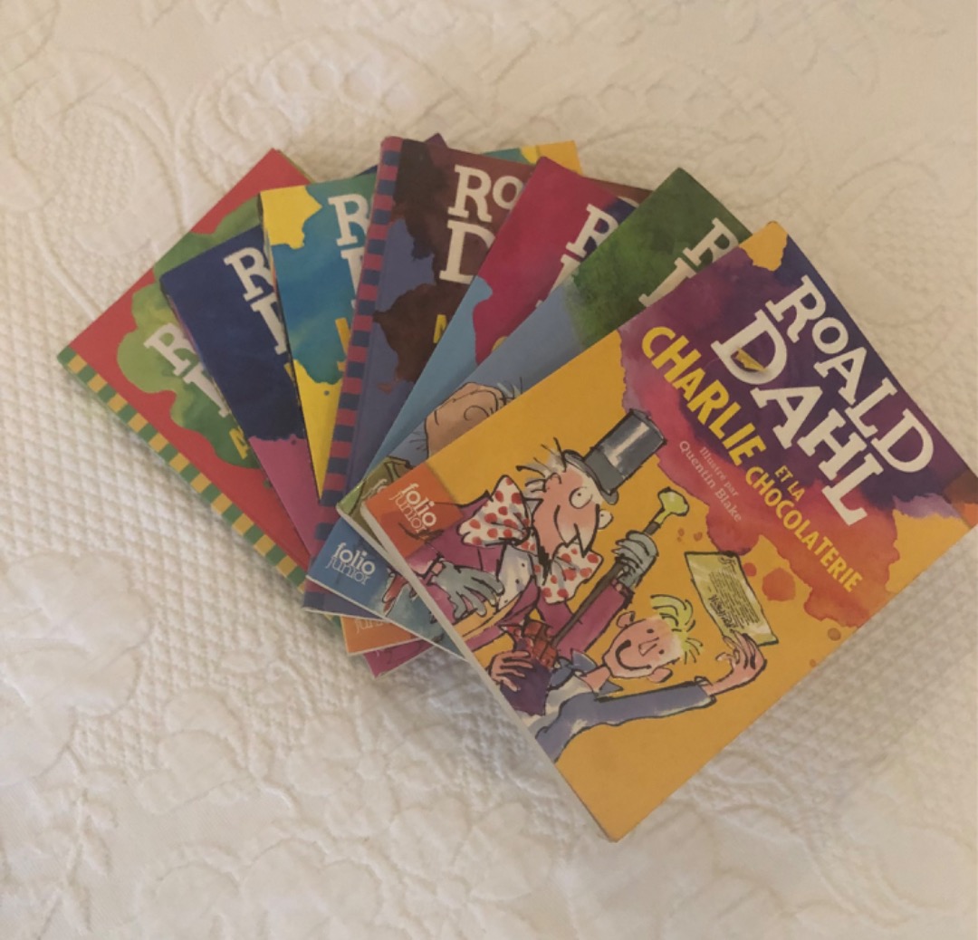 7 Roald Dahl Books in French, Hobbies & Toys, Books & Magazines ...
