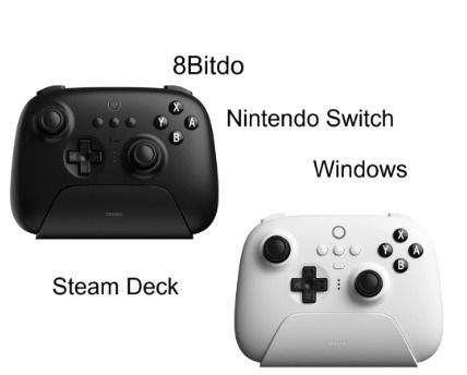 8Bitdo Ultimate C Bluetooth Controller for Switch with 6-axis Motion  Control and Rumble Vibration (Pink)