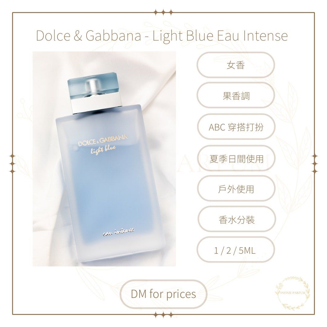 Parfum dolce and gabbana light blue online