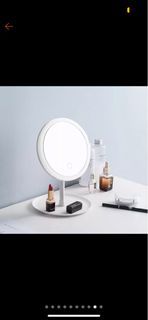 可調亮度/三種光 LED鏡 帶燈化妝鏡 折疊補光化妝鏡 觸控式梳妝鏡 鏡子 美妝鏡子