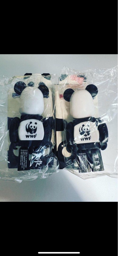 Bearbrick Medicom 100% – Set WWF Milk Tea 2007, Occasion