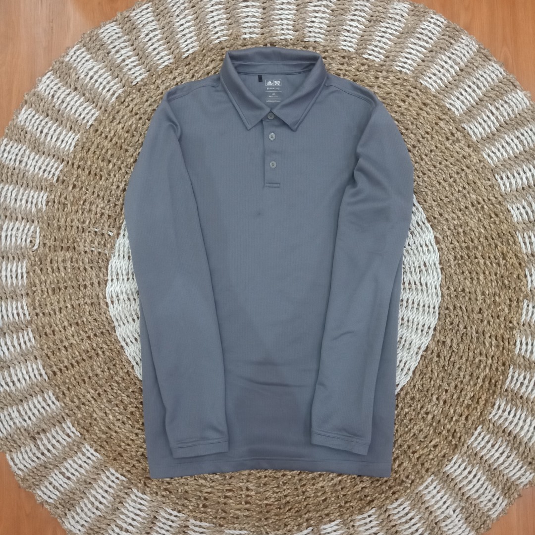 Adidas golf long sleeve polo shirt on Carousell