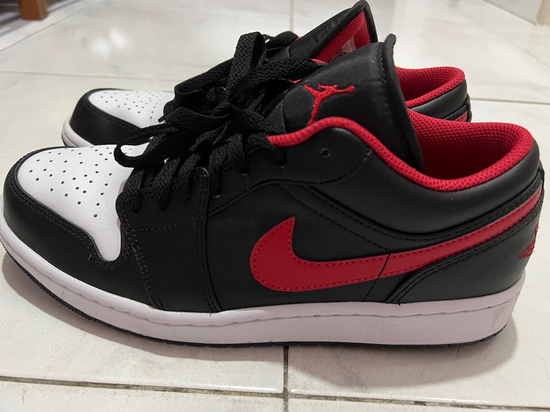 Air Jordan 1 red black Men s Fashion Footwear Sneakers on