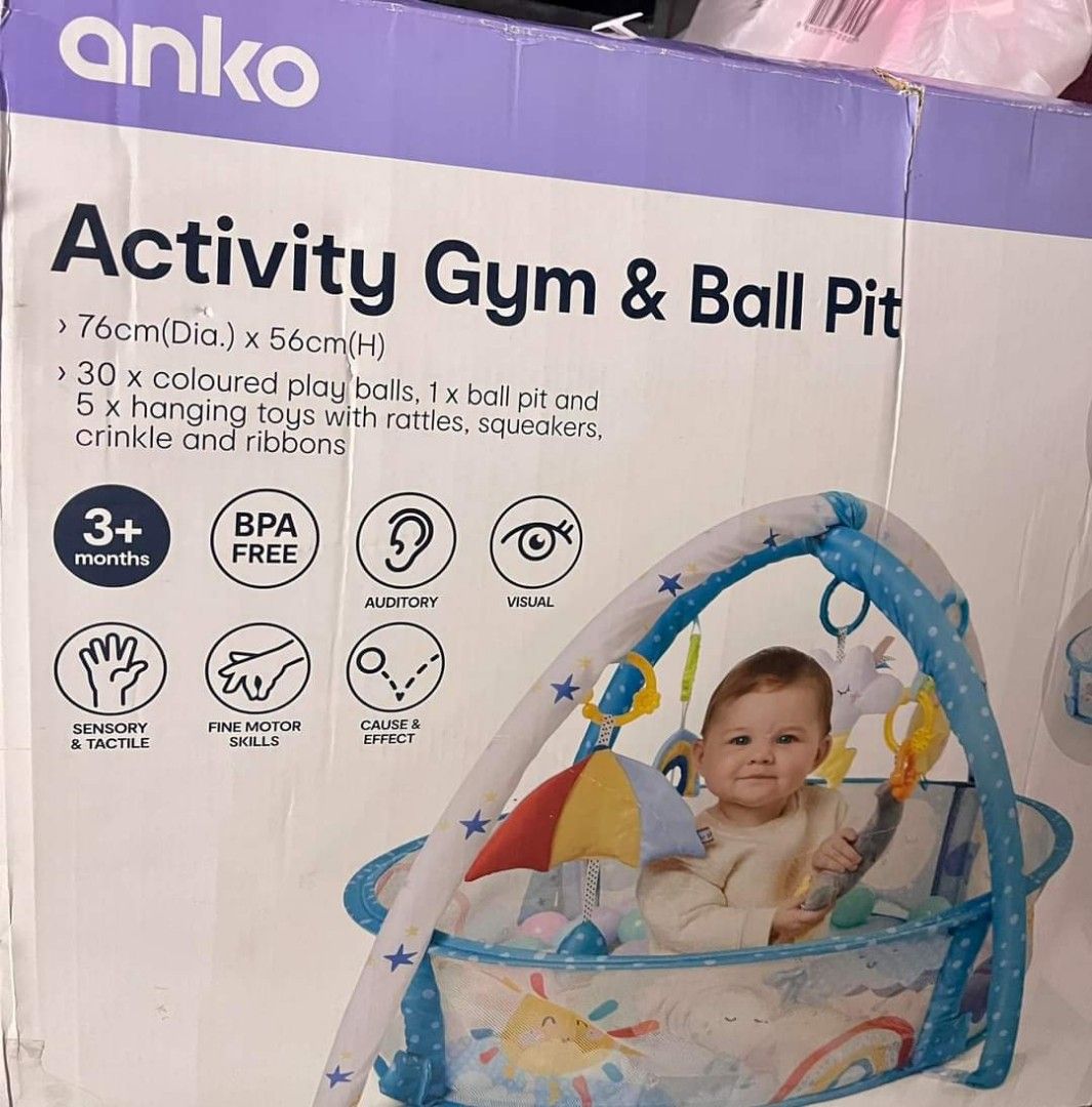 Anko Activity Gym & Ball Pit, Babies & Kids, Infant Playtime on Carousell