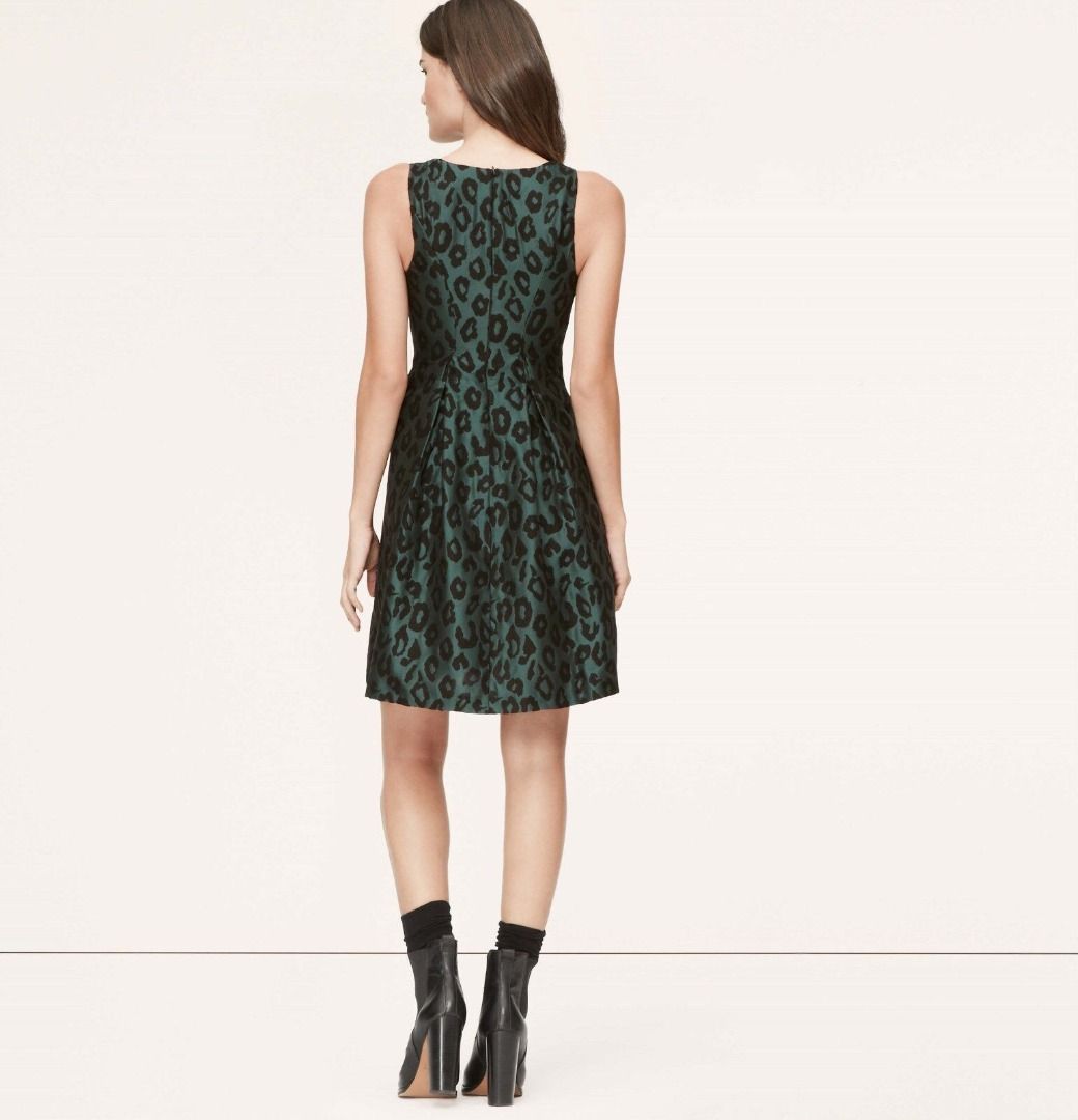 Ann taylor loft leopard dress top