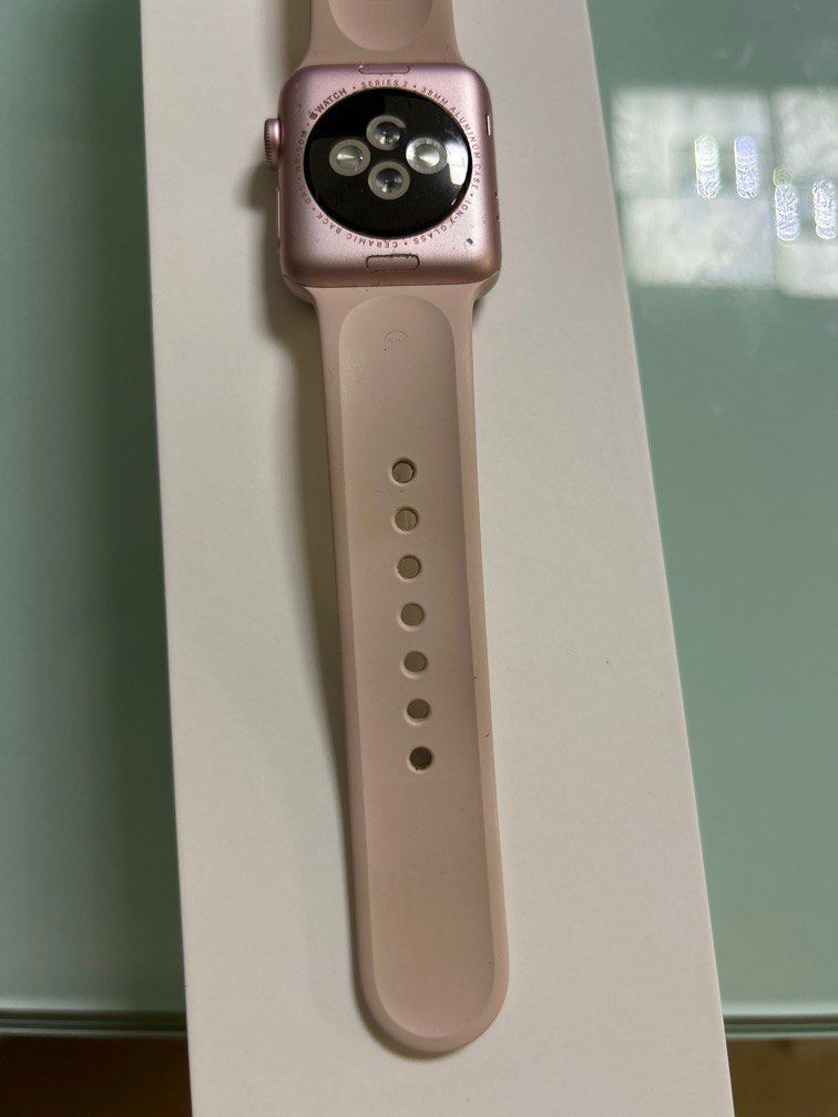 Apple Watch series 2 pink strap rose gold 38mm