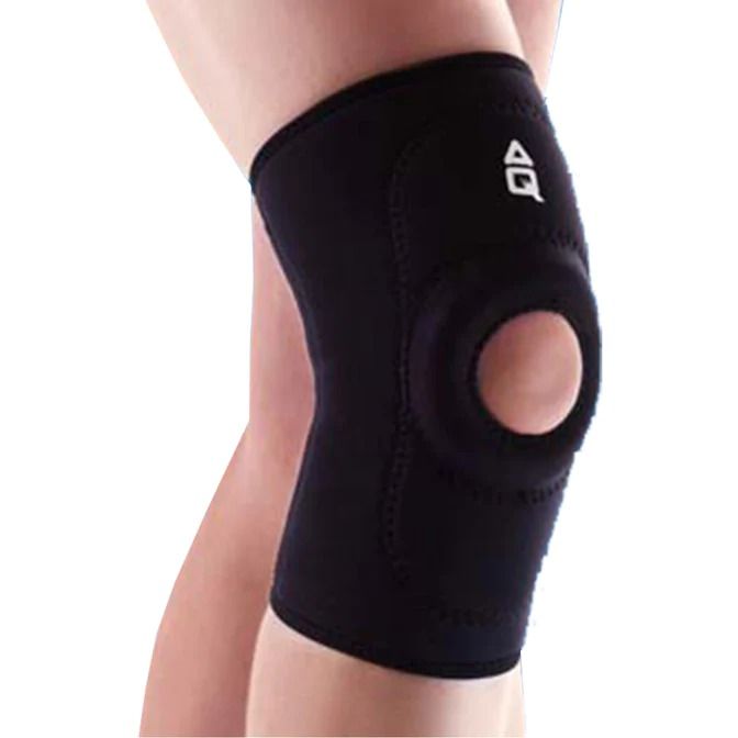 AQ SUPPORT CLASSIC PATELLA SUPPORT - OLYMPIC VILLAGE UNITED (Category: Braces, Support & Protection) located in Quezon City. Submitted by olympicvillageecommerce (Listing ID 1242581464, Image 1). Description: PRODUCT DESCRIPTION Item code: AQS-3052 Color : Black The design of the open patella with pad reduces compression but providing better alignment of the patella. Classic sleeve provides basic support and protection. High density neoprene supp