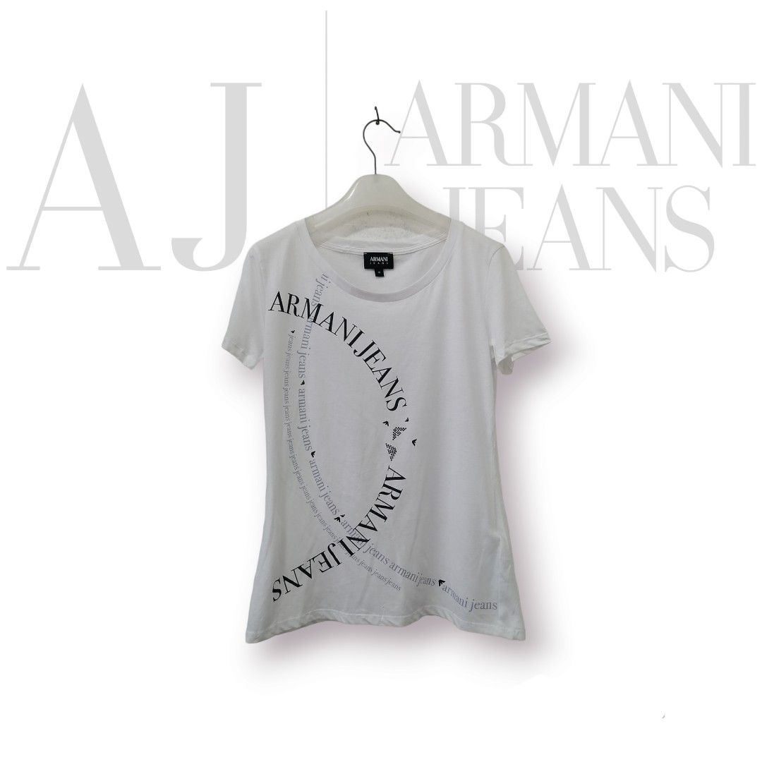 Armani Jeans T shirt, Women's Tops, on Carousell