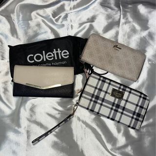 Assortment of wallets: Authentic Guess and Colette