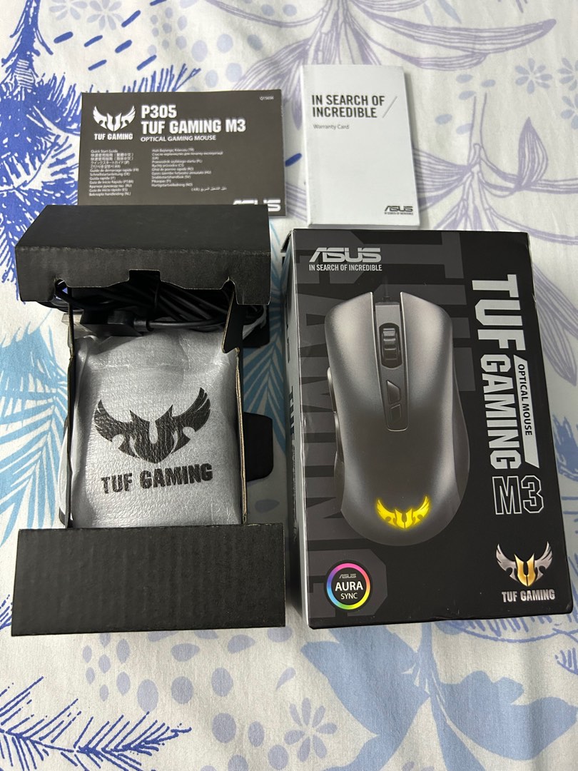 ASUS Gaming Mouse TUF M3 RGB, Computers & Tech, Parts & Accessories