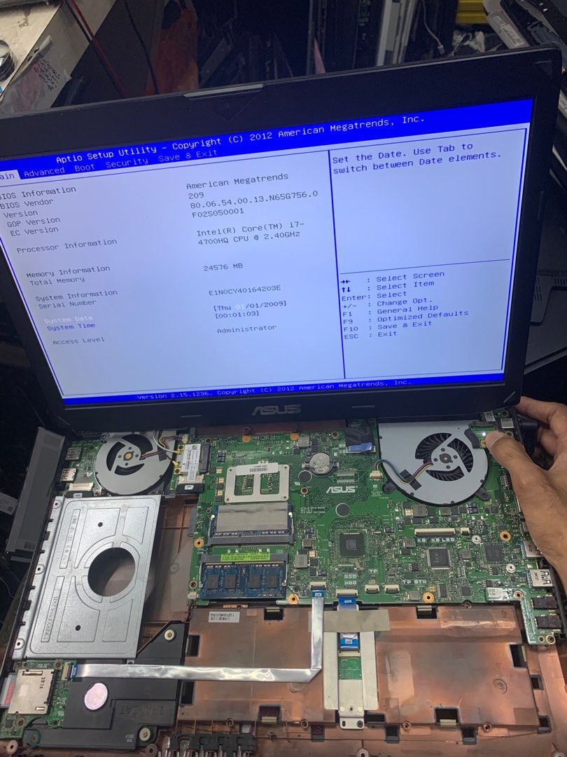 Asus Rog Laptop repair No power Cannot on xboleh on, Computers & Tech