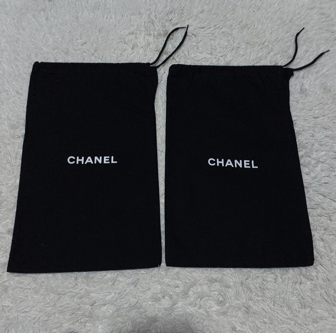 Chanel black dust best sale bag