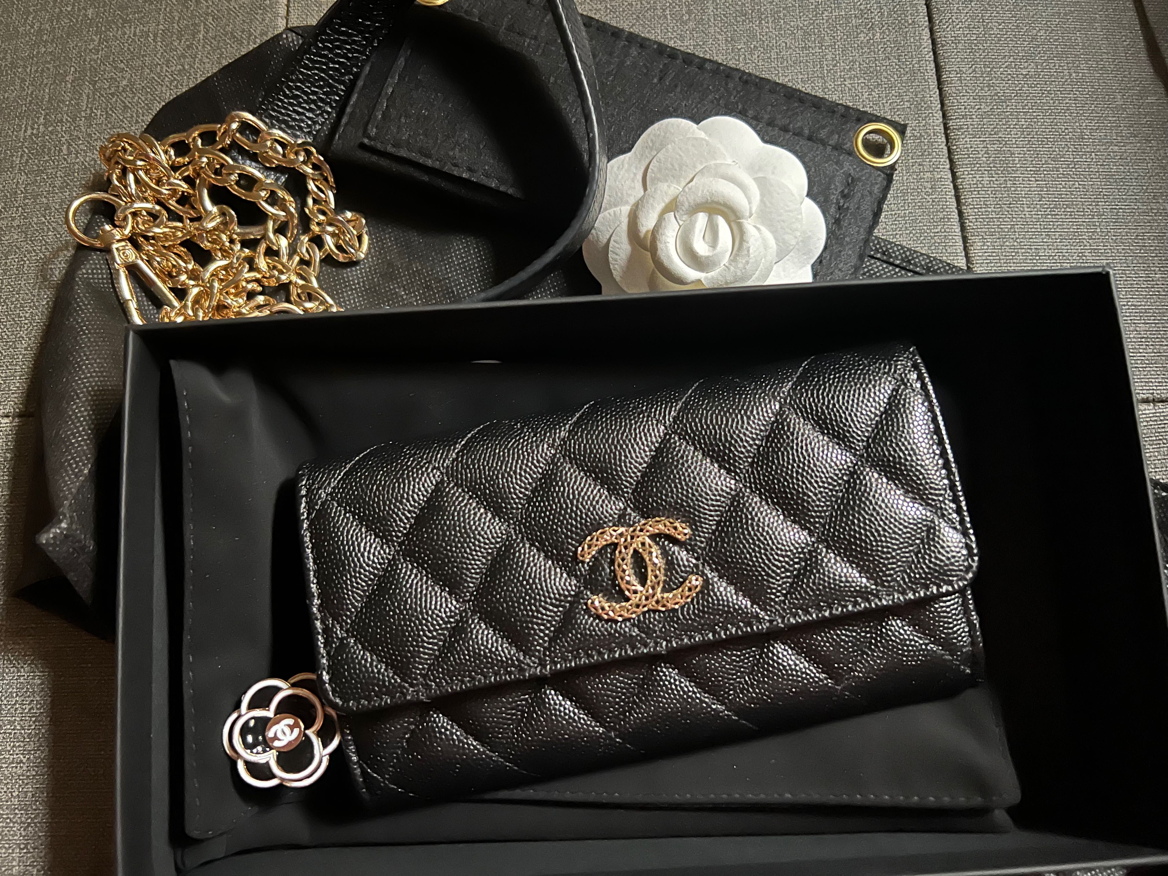 AUTHENTIC CHANEL WALLET COMPLETE!!, Luxury, Bags & Wallets on Carousell