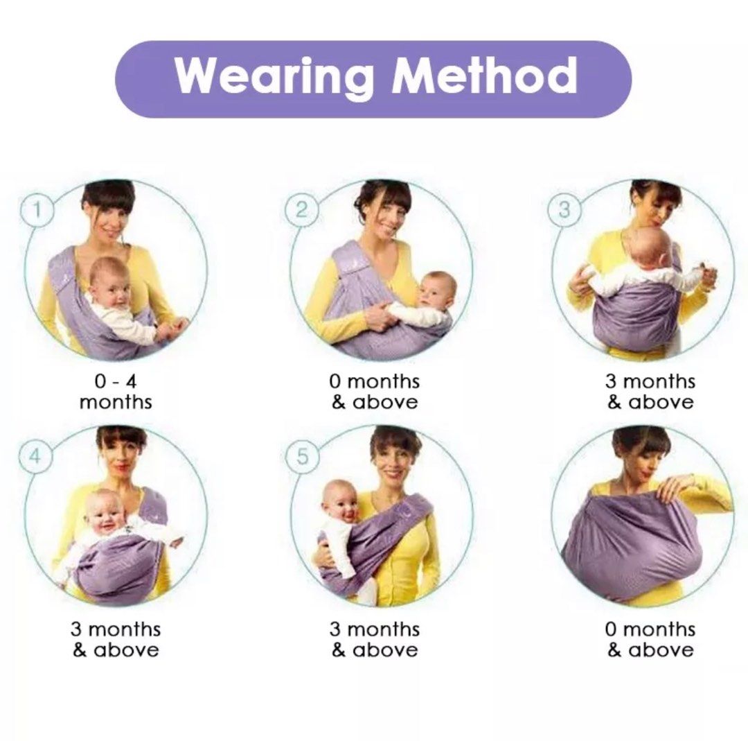 BabaSling CuddleMe RingSling Babies Kids Going Out Carriers