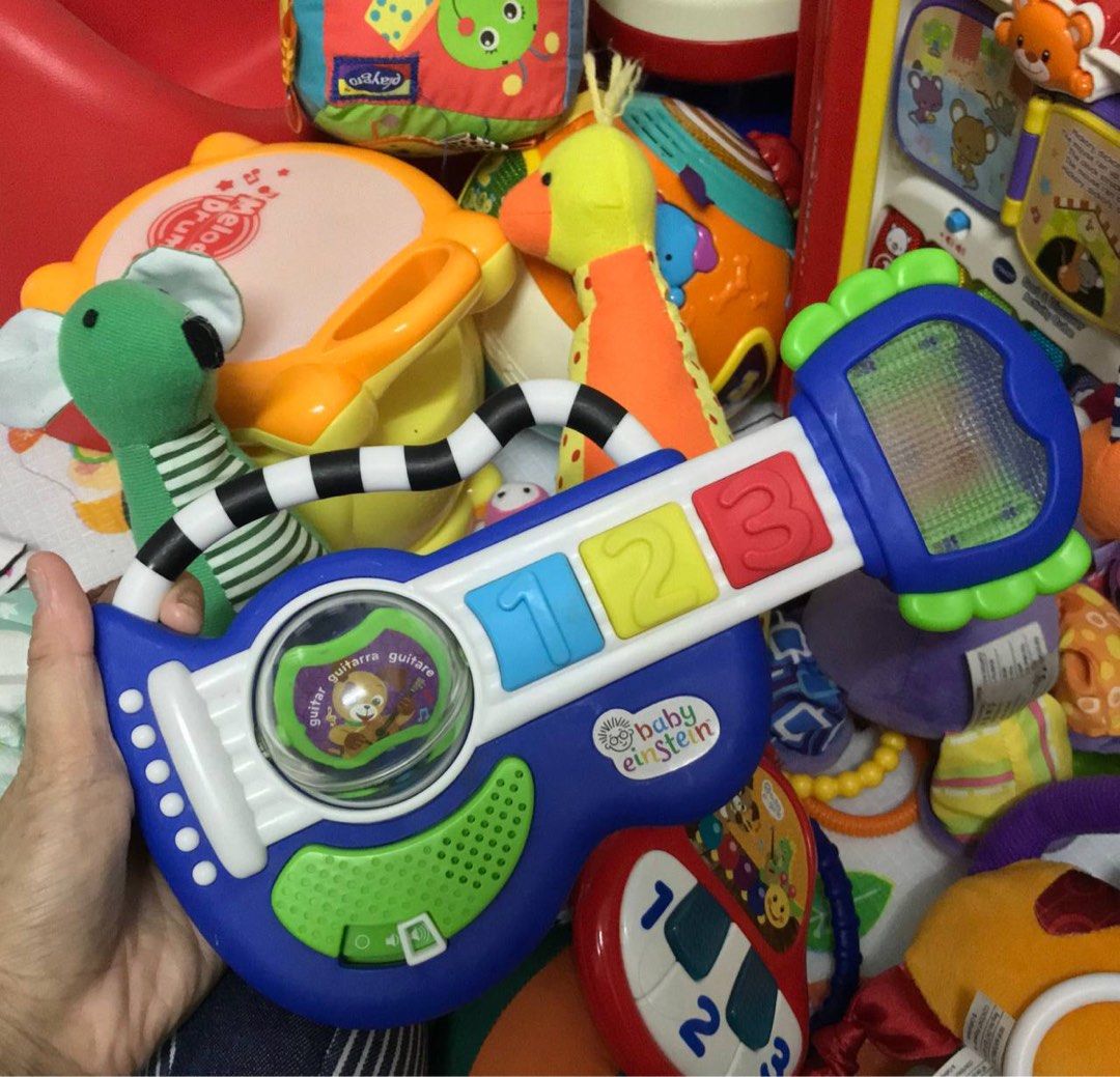 Baby Einstein Rock Light Roll Guitar Musical Toy Ages 3 Months