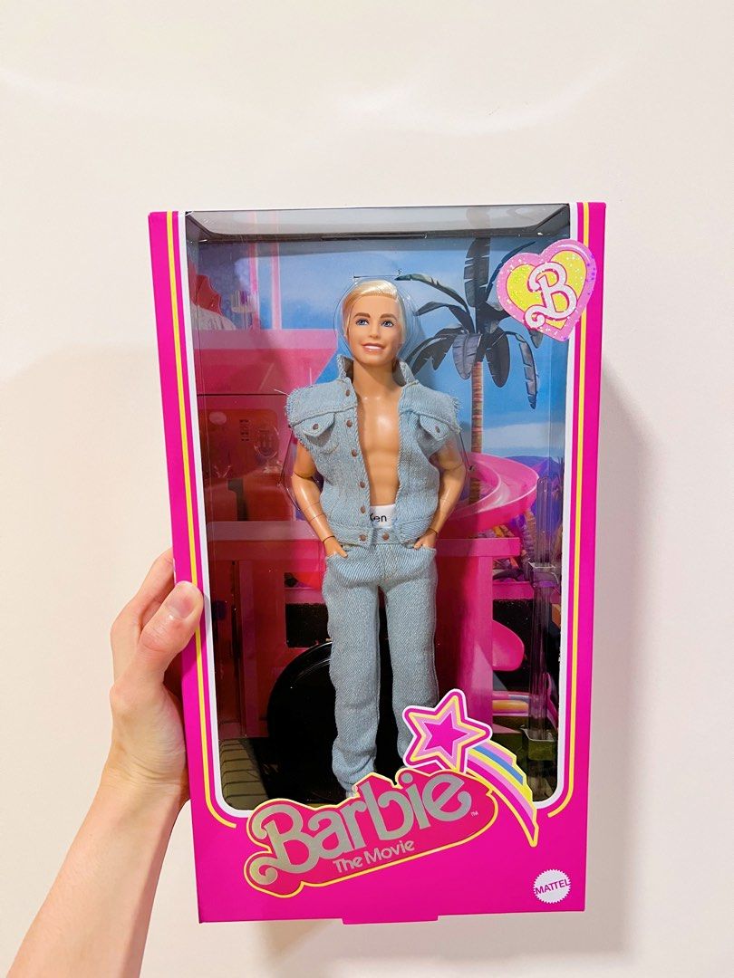 BARBIE MOVIE KEN DOLL WEARING ALL DENIM MATCHING Collectibles on