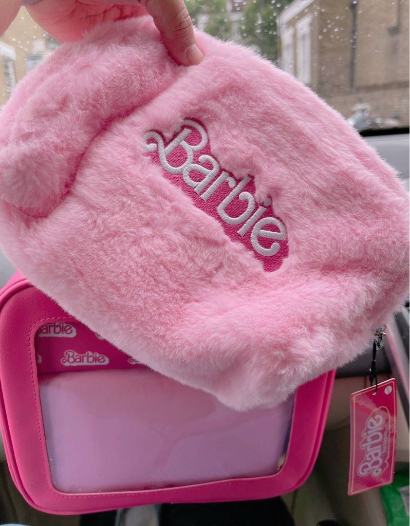 Faux fur makeup clearance bag